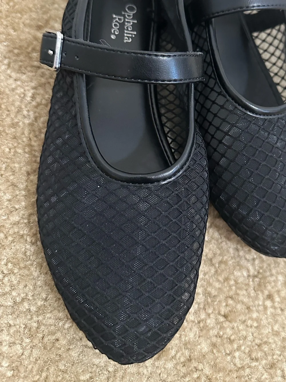 Flats with Mesh Detail - Size 7